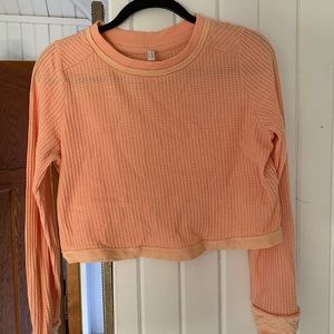 FP movement cropped waffle top